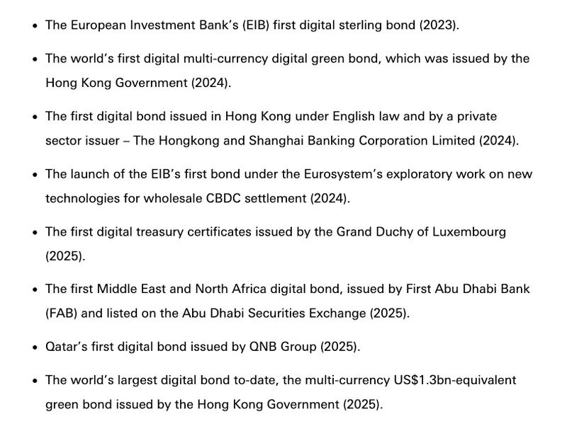 HSBC Orion digital bond issuance projects