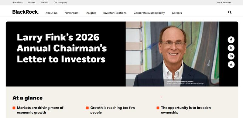 Larry Fink shareholder letter