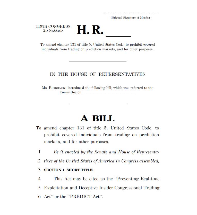 The PREDICT Act document