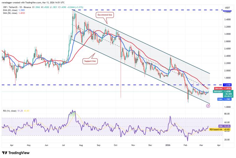XRP/USDT daily chart