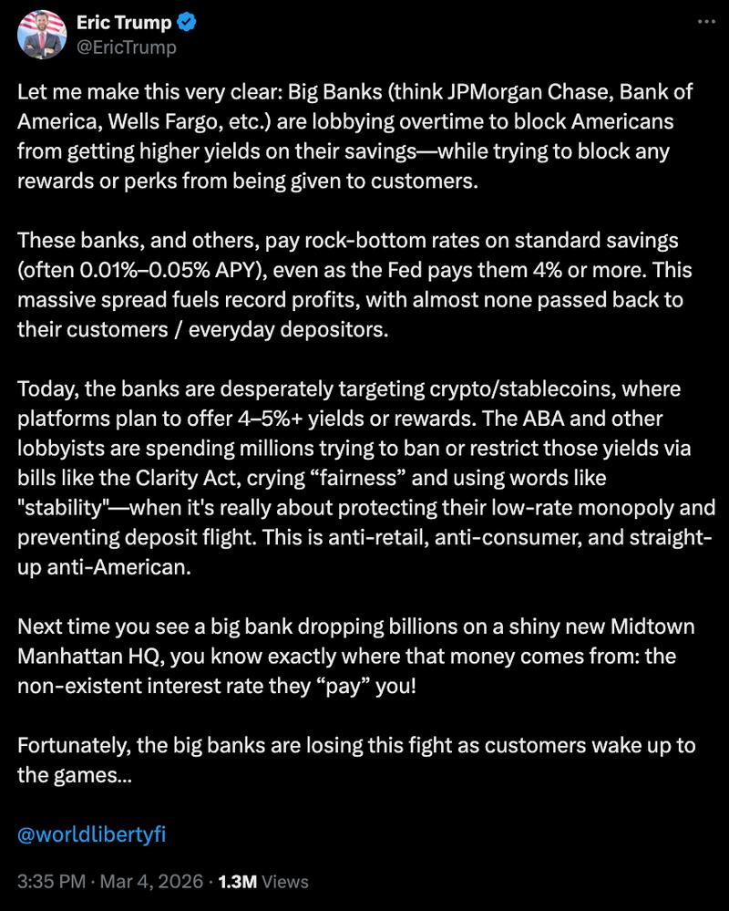 Banks, Donald Trump, Stablecoin, Companies