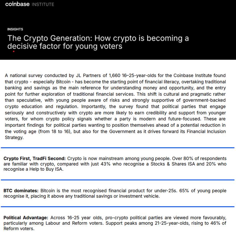 Crypto is a voting factor in the UK