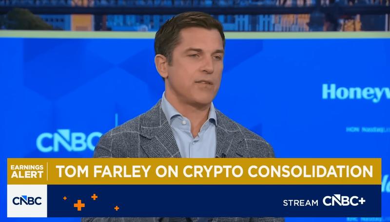 Tom Farley spoke to CNBC on Thursday