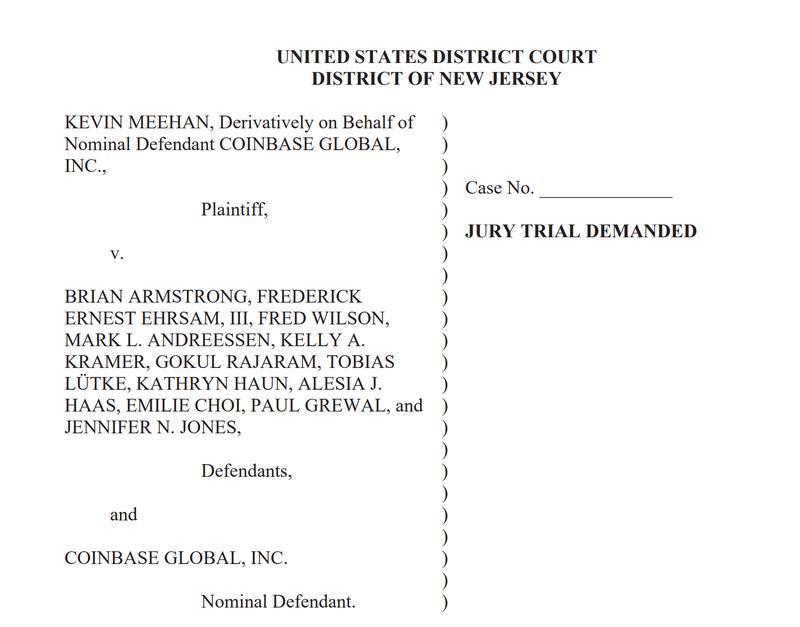 Coinbase faces new lawsuit