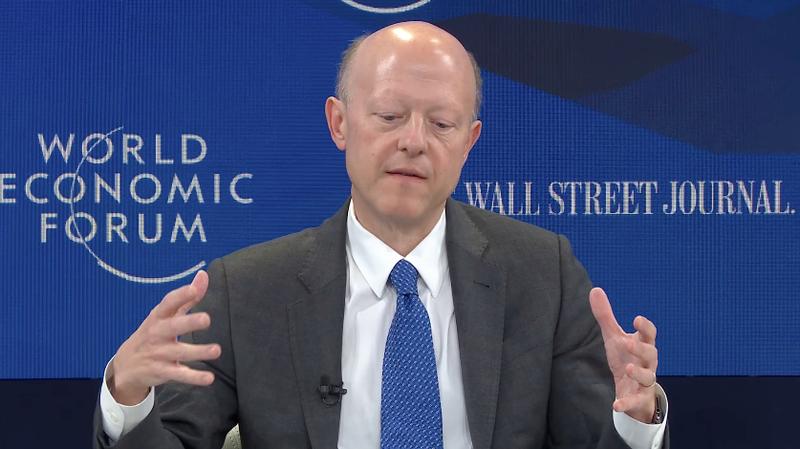 Circle CEO Jeremy Allaire at the WEF panel on Thursday