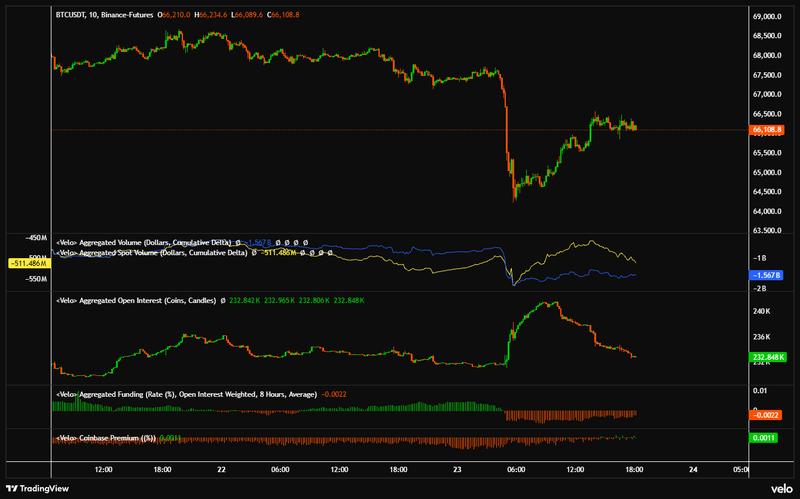 Binance Bitcoin futures market data