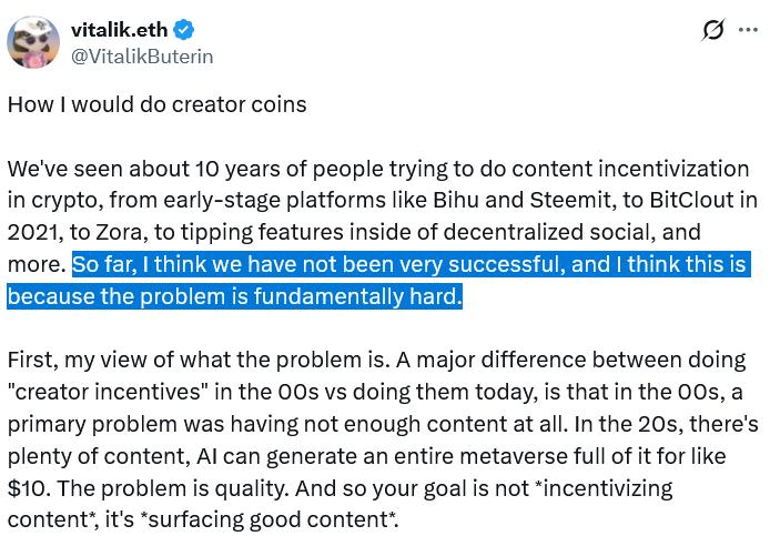 Creator token model diagram