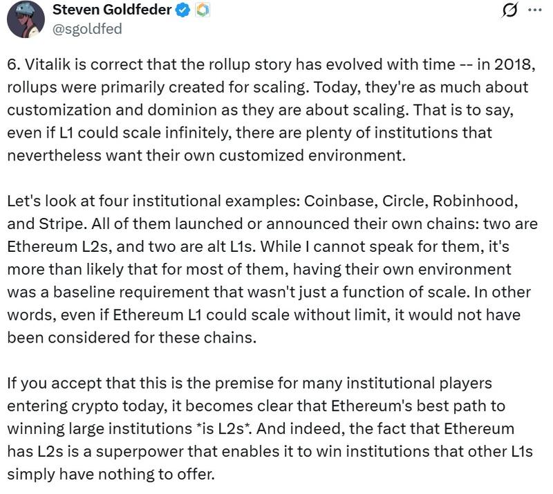 Ethereum L2 institutional chains