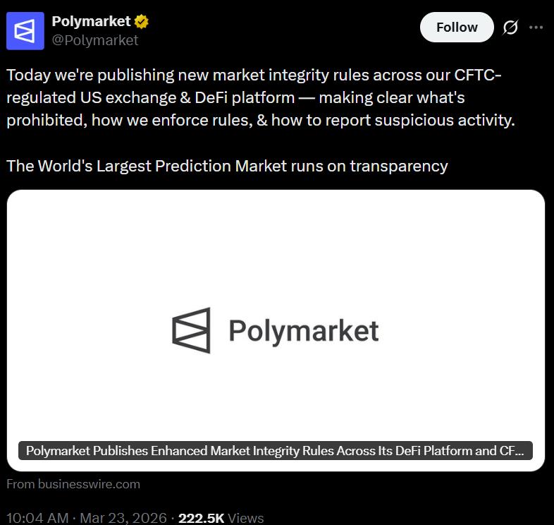 Polymarket screenshot