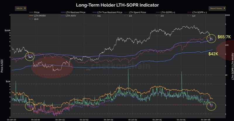 Bitcoin LTH true cost basis
