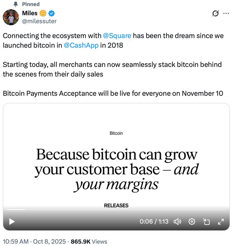 Coinbase, Kraken, Square, Lending, Jack Dorsey