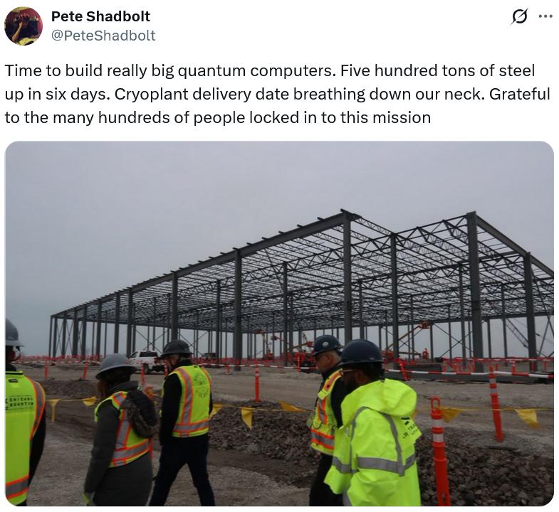 PsiQuantum Chicago construction site