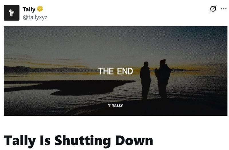 Tally platform statistics