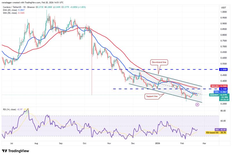 ADA/USDT daily chart