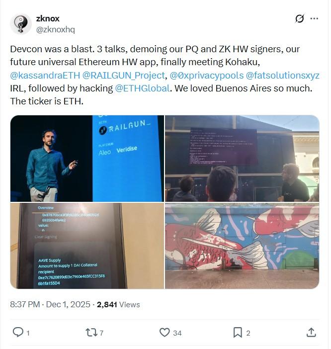 Ethereum, Quantum Computing