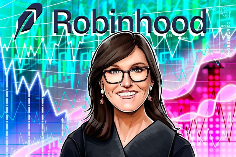 Cathie Wood's ARK Invest Purchases $34M in Robinhood Stock Amid Bitcoin's Drop Under $66K