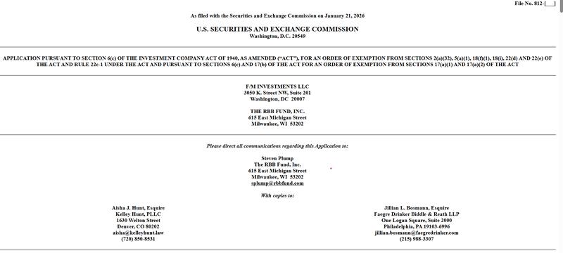 Asset Manager F/m With $18B AUM Requests SEC Permission for Treasury ETF Tokenization