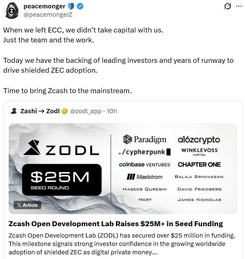 ZODL announcement