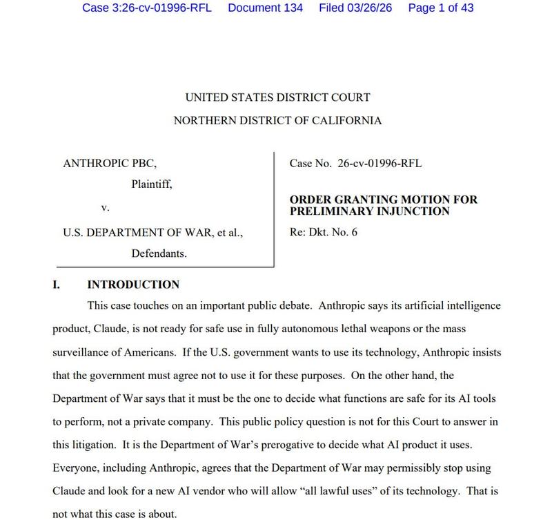 Screenshot from court ruling