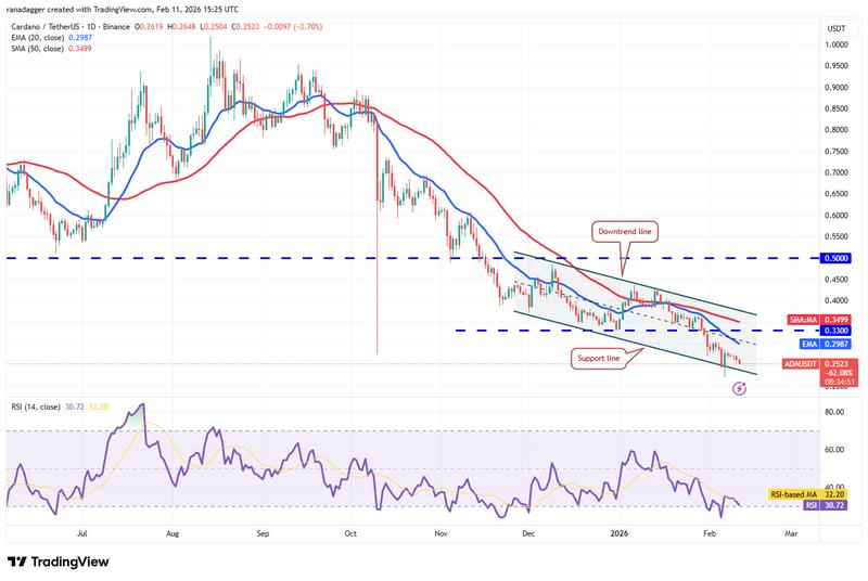 ADA/USDT daily chart