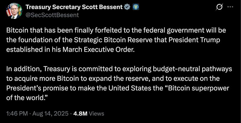 US Government, United States, Bitcoin Reserve