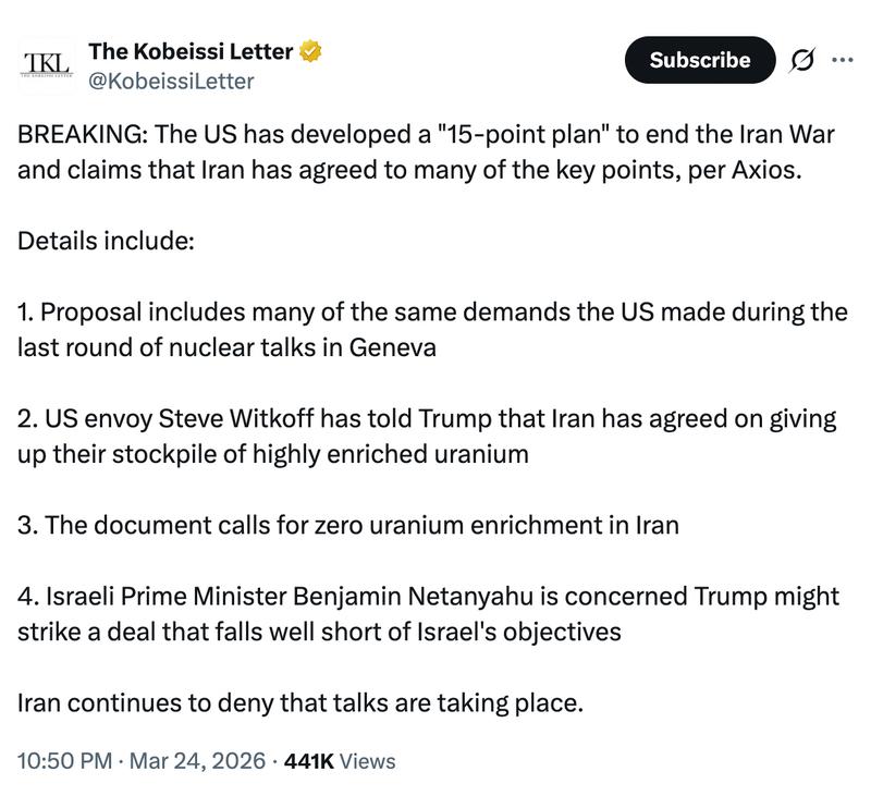 US-Iran ceasefire plan details